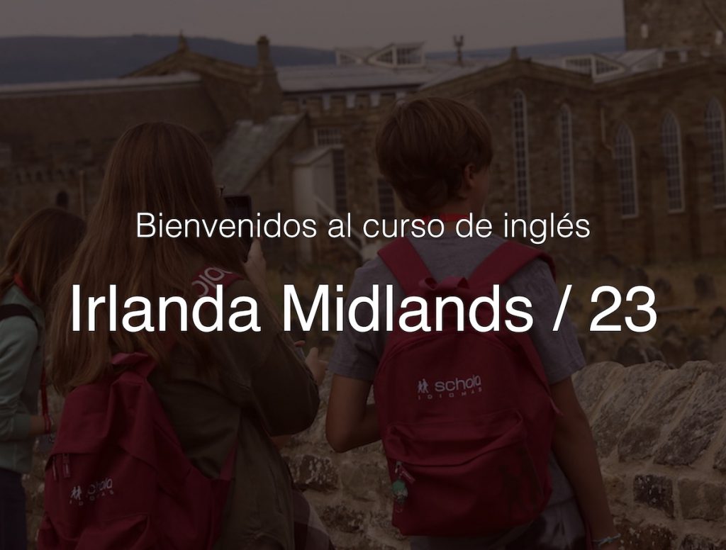 Bienvenidos al curso de inglés en Irlanda Midlands 2023