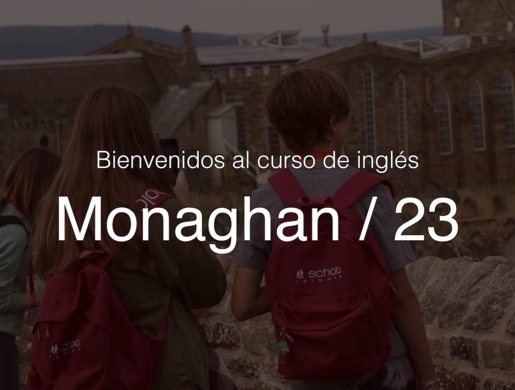 Bienvenidos al curso de inglés en Monaghan 2023