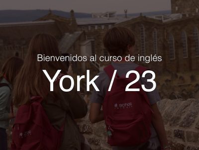 Bienvenidos al curso de inglés en York 2023
