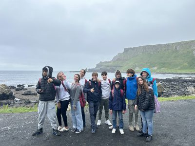 Columnas de basalto en Giant’s Causeway, pueblo costero de Portrush, Jurassic Park – Monaghan ’25